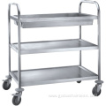 SS304 Round Tube Collecting Kettle Trolley Kitchen Cart